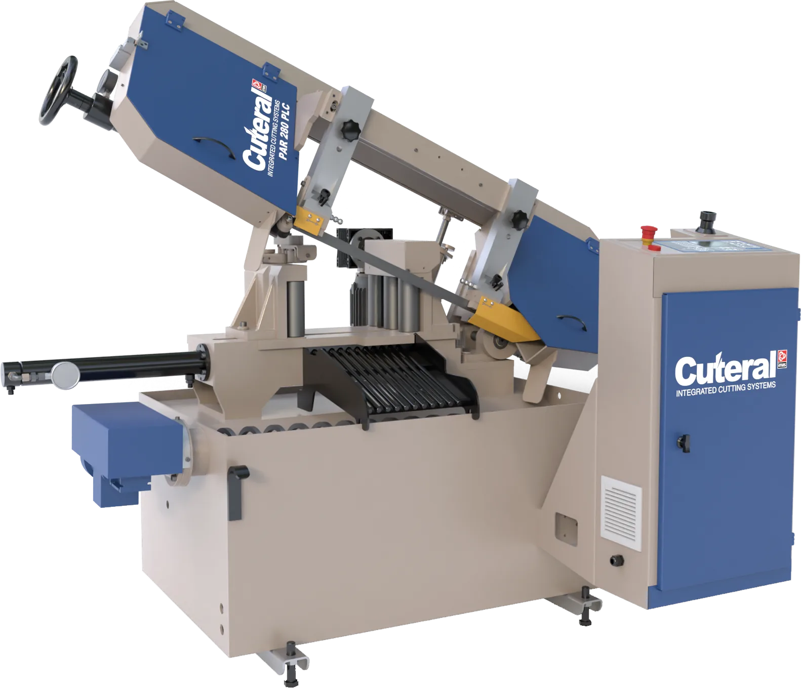 Cuteral PAR 280 PLC Elektronik Kontrollü Şerit Testere