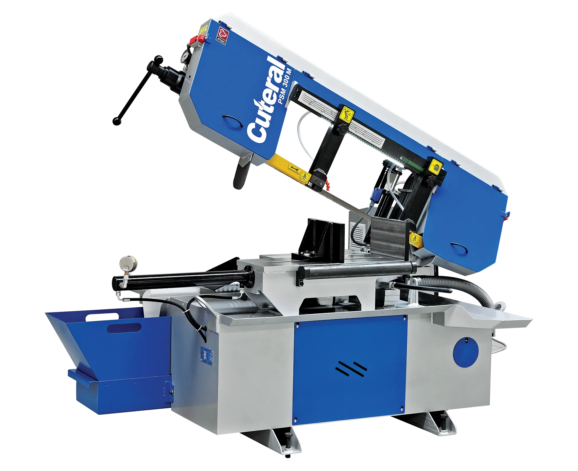 Cuteral PSM 220x330 DM Çift Açılı Yarı Otomatik Şerit Testere