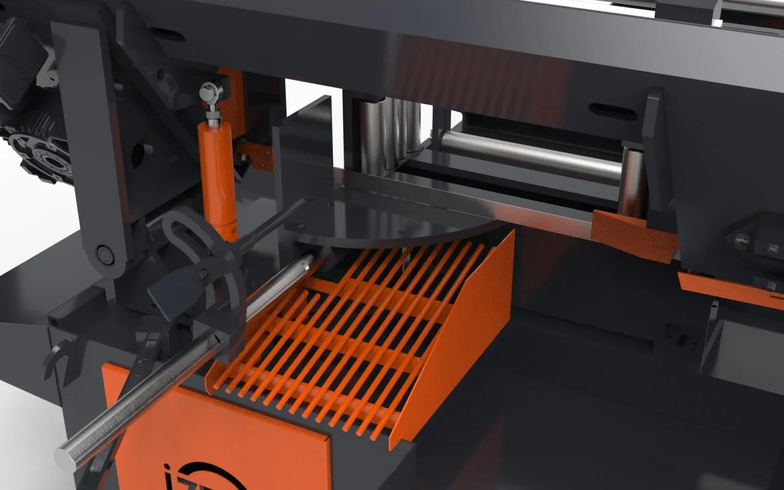 İztes İztes 300 Açılı Dayamalı Otomatik Şerit Testere - Şerit Testere Ürünler görsel 4