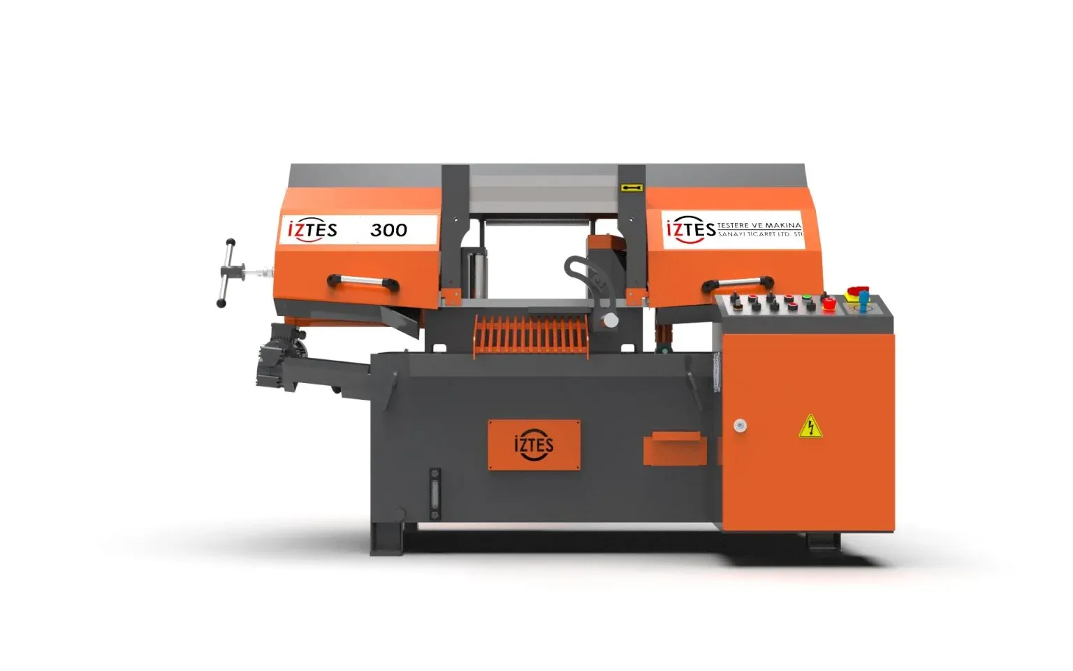 İztes İztes 300 Dayamalı Otomatik Şerit Testere - Şerit Testere Ürünler görsel 2