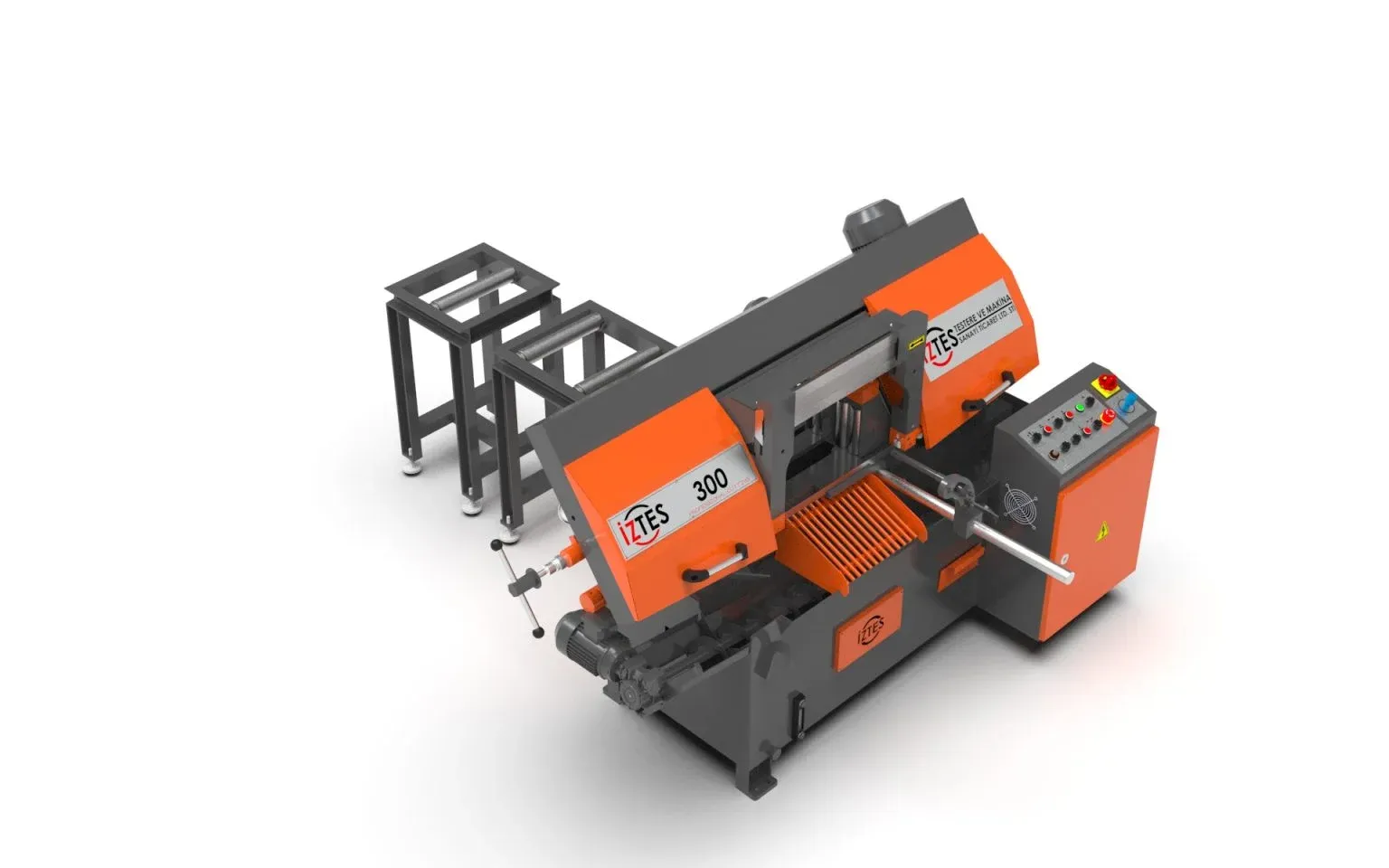 İztes İztes 300 Dayamalı Otomatik Şerit Testere - Şerit Testere Ürünler görsel 3