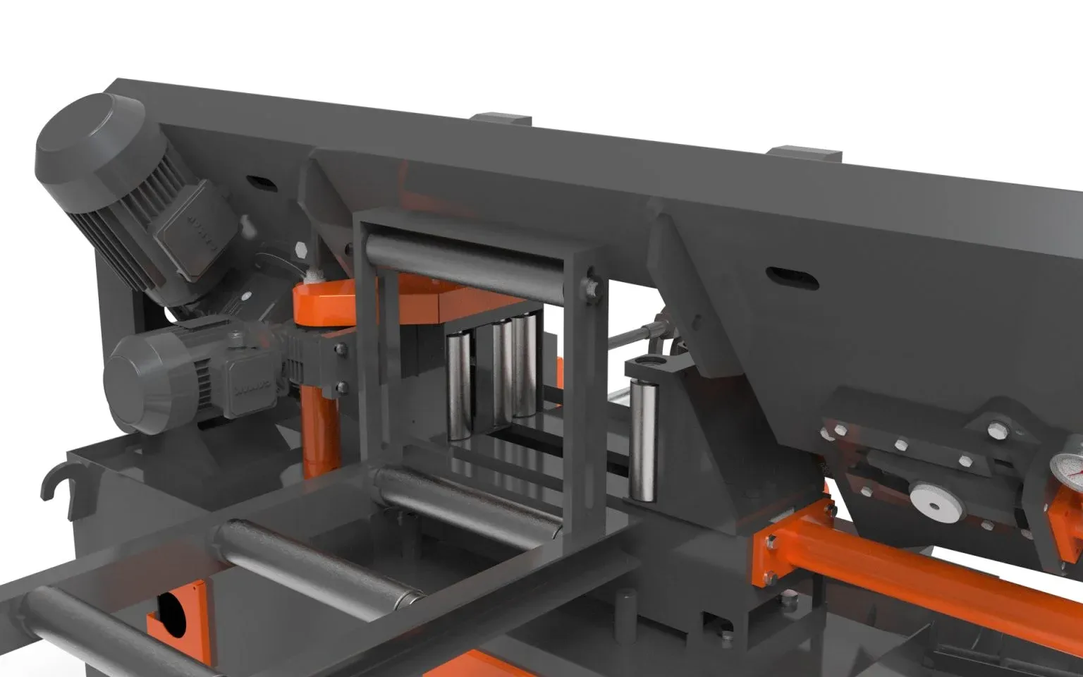 İztes İztes 300 Dayamalı Otomatik Şerit Testere - Şerit Testere Ürünler görsel 5