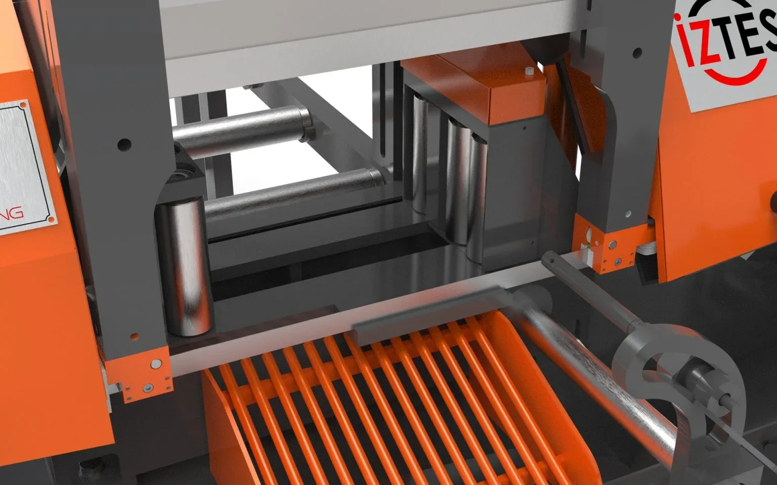 İztes İztes 300 Dayamalı Otomatik Şerit Testere - Şerit Testere Ürünler görsel 7