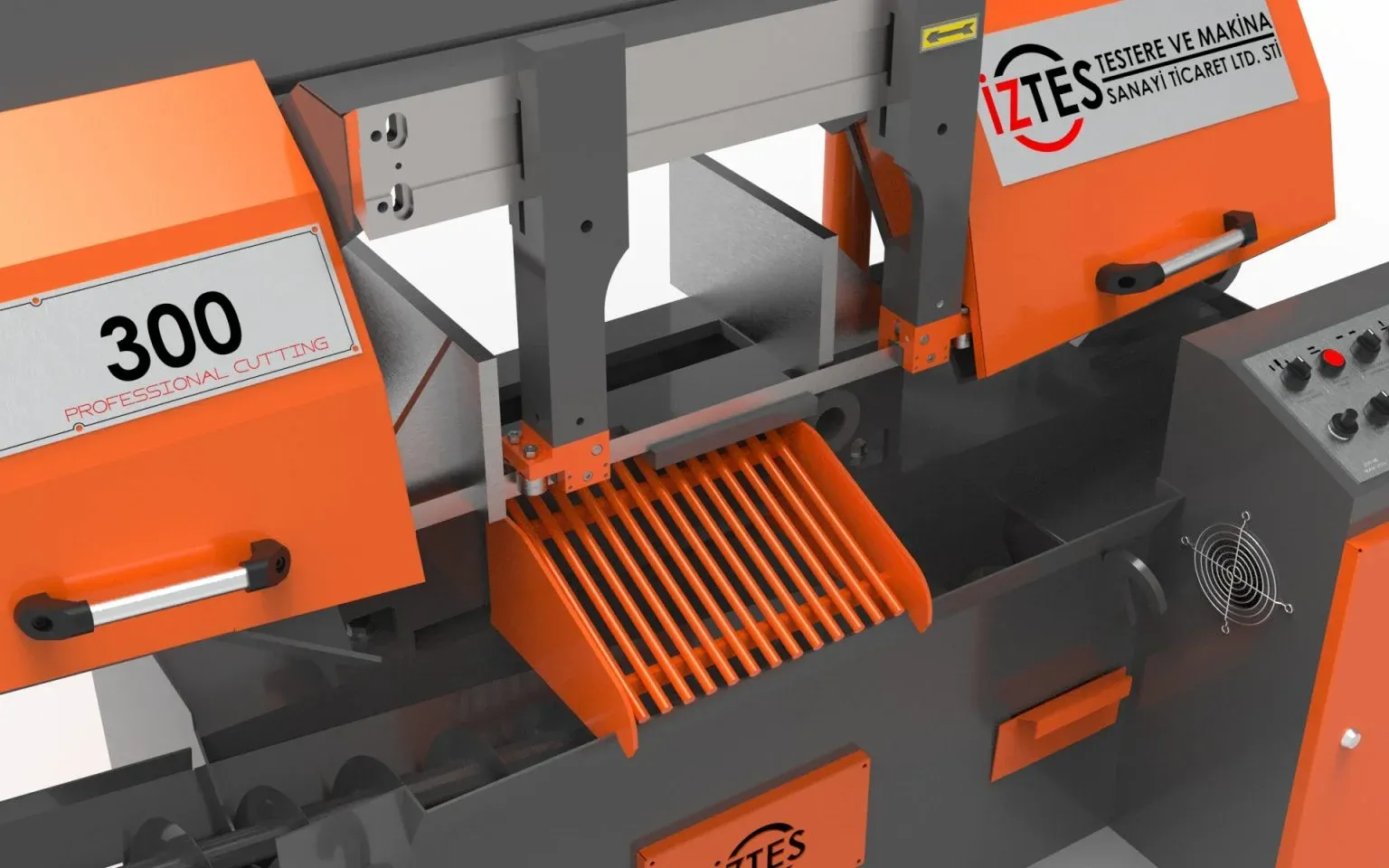 İztes İztes 300 Yarı Otomatik Şerit Testere - Şerit Testere Ürünler görsel 3