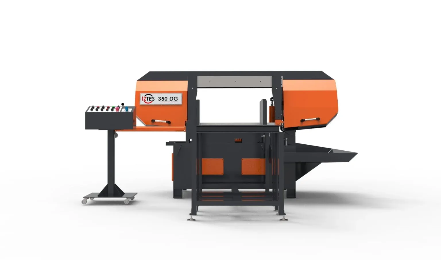 İztes İztes 350 Açılı Yarı Otomatik Şerit Testere - Şerit Testere Ürünler görsel 3