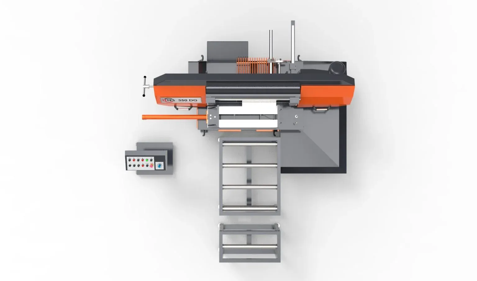 İztes İztes 350 Açılı Yarı Otomatik Şerit Testere - Şerit Testere Ürünler görsel 8