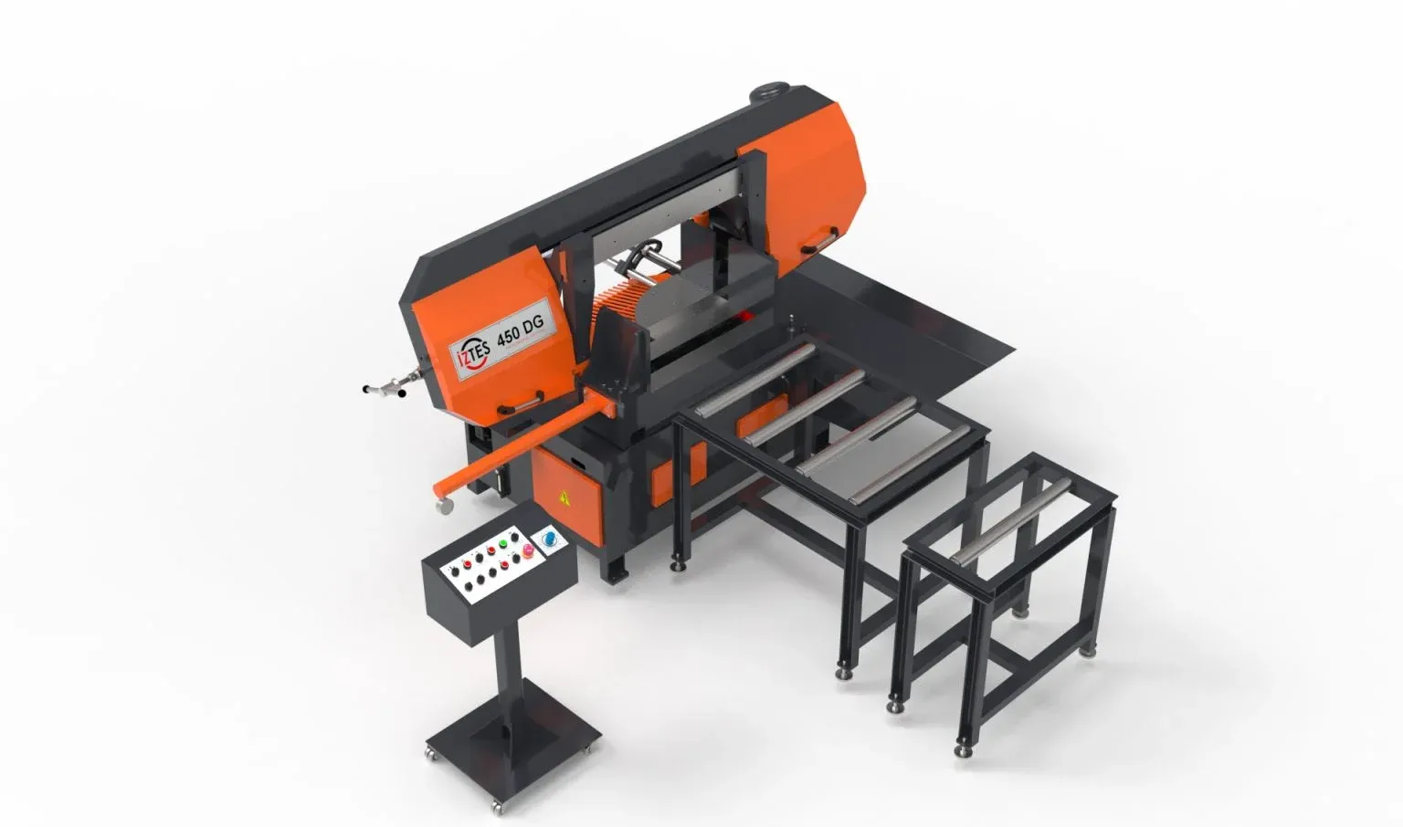 İztes İztes 450 Açılı Yarı Otomatik Şerit Testere - Şerit Testere Ürünler görsel 2