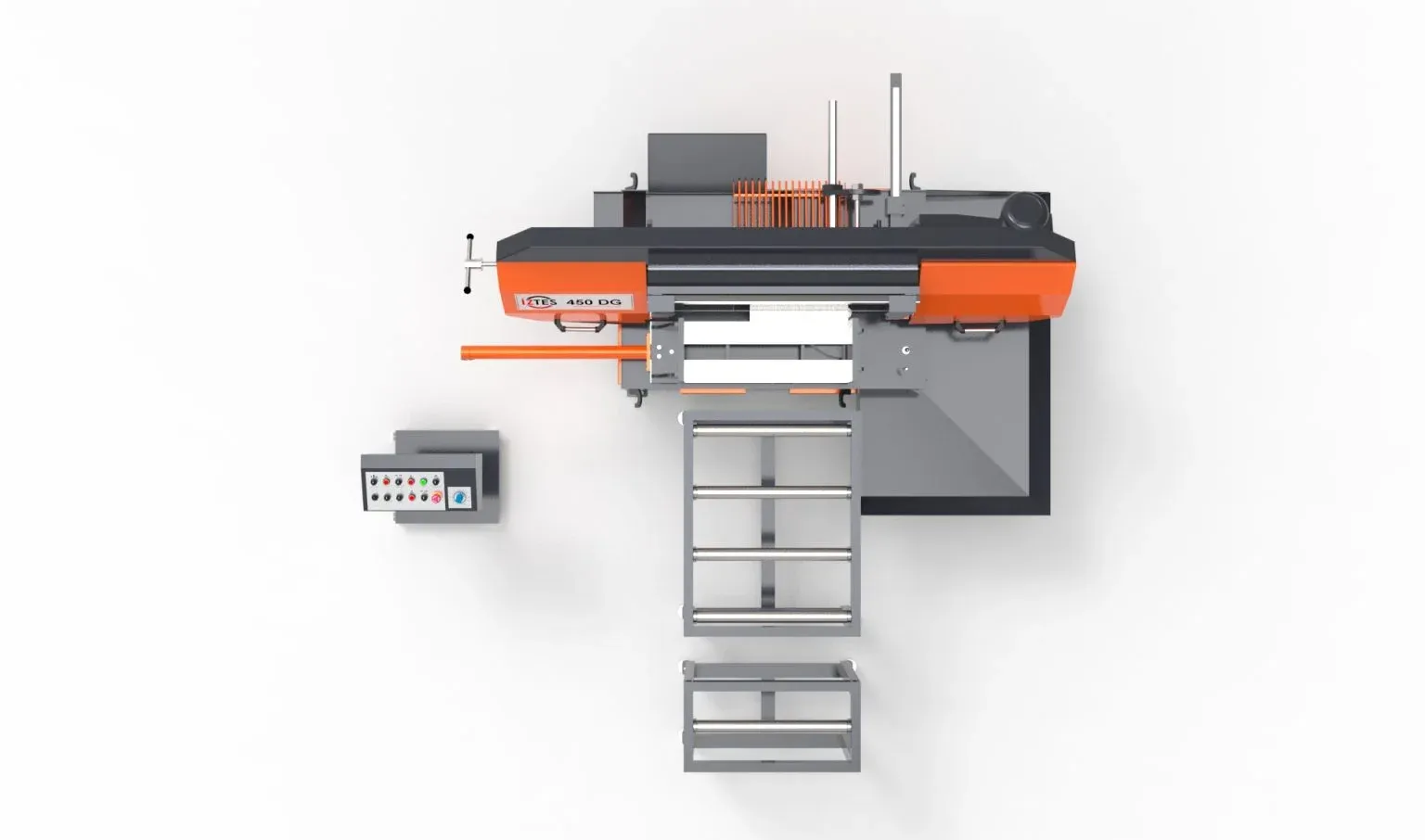İztes İztes 450 Açılı Yarı Otomatik Şerit Testere - Şerit Testere Ürünler görsel 7