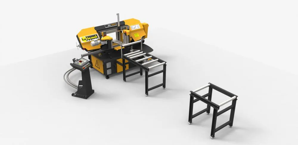 Kesmak Kesmak KME 2DG 350 Çift Açılı PLC Elektronik Kontrollü Şerit Testere - Şerit Testere Ürünler görsel 2