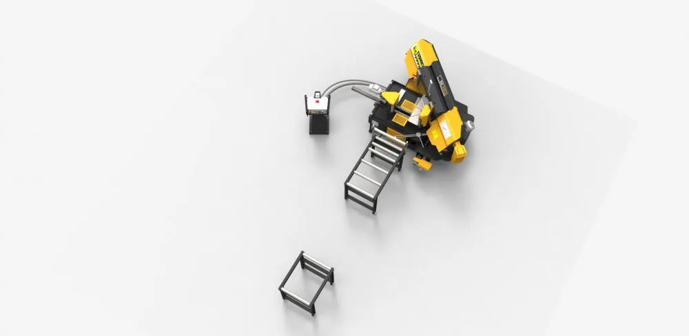 Kesmak Kesmak KME 2DG 350 Çift Açılı PLC Elektronik Kontrollü Şerit Testere - Şerit Testere Ürünler görsel 4