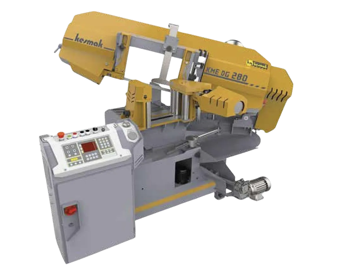 Kesmak KME DG 280 Açılı PLC Elektronik Kontrollü Şerit Testere