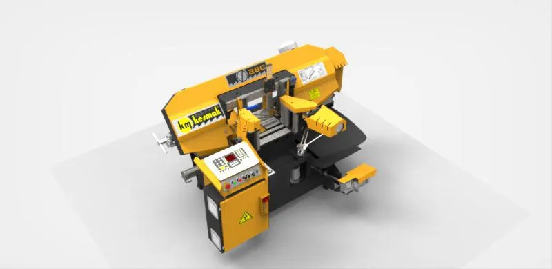 Kesmak Kesmak KME DG 280 Açılı PLC Elektronik Kontrollü Şerit Testere - Şerit Testere Ürünler görsel 3