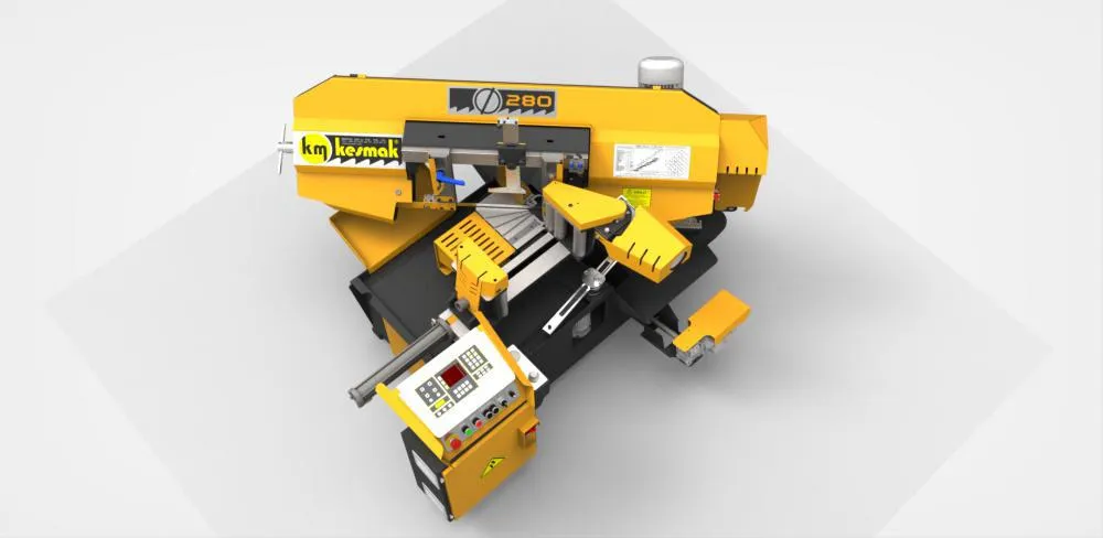 Kesmak Kesmak KME DG 280 Açılı PLC Elektronik Kontrollü Şerit Testere - Şerit Testere Ürünler görsel 5