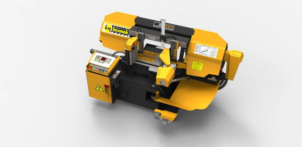 Kesmak Kesmak KME DG 350 Açılı PLC Elektronik Kontrollü Şerit Testere - Şerit Testere Ürünler görsel 2