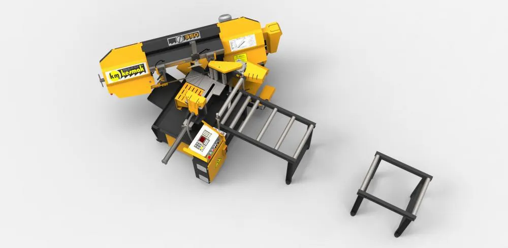 Kesmak Kesmak KME DG 350 Açılı PLC Elektronik Kontrollü Şerit Testere - Şerit Testere Ürünler görsel 4