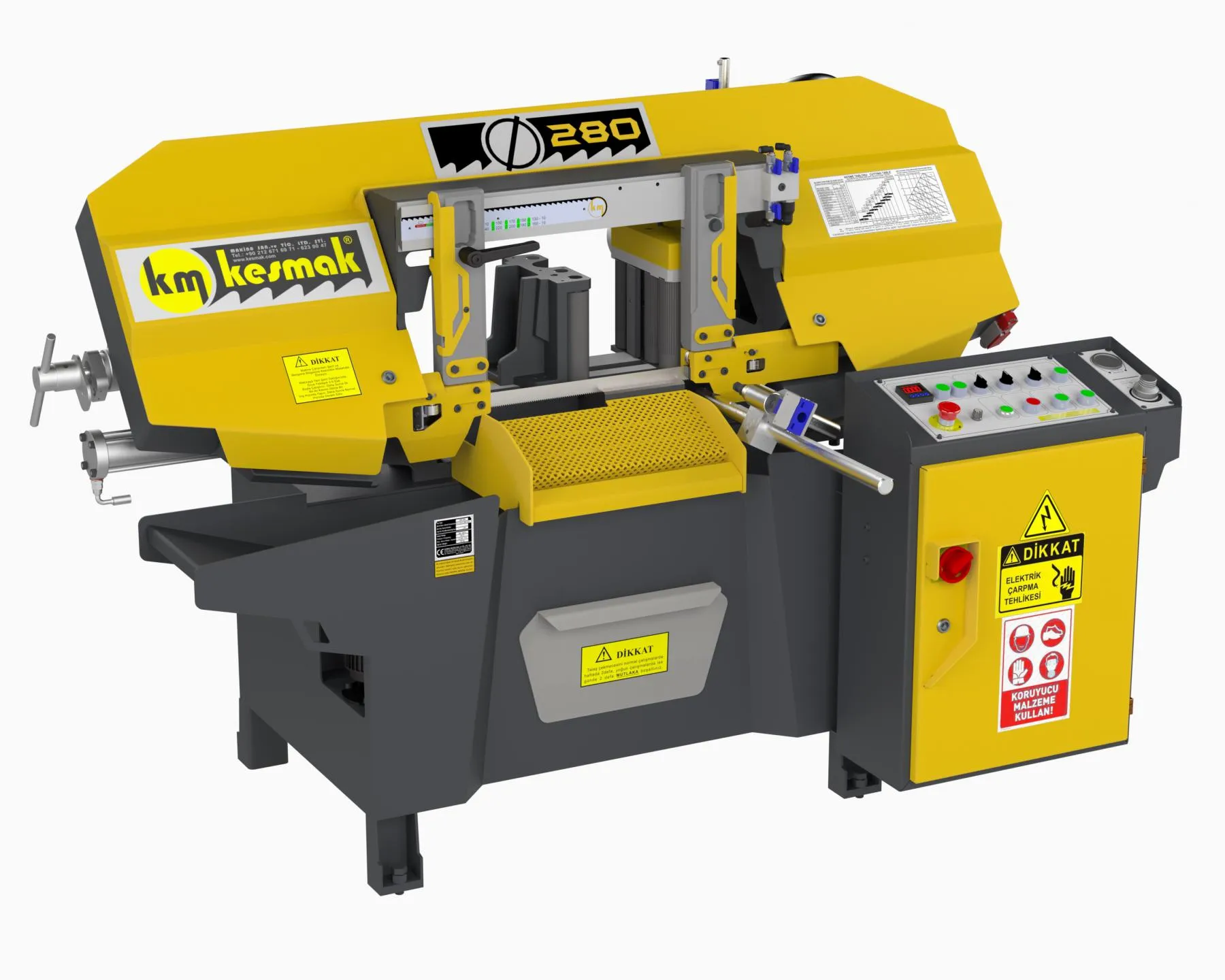 Kesmak Kesmak KMO 280 Tam Otomatik Şerit Testere - Şerit Testere Ürünler görsel 7