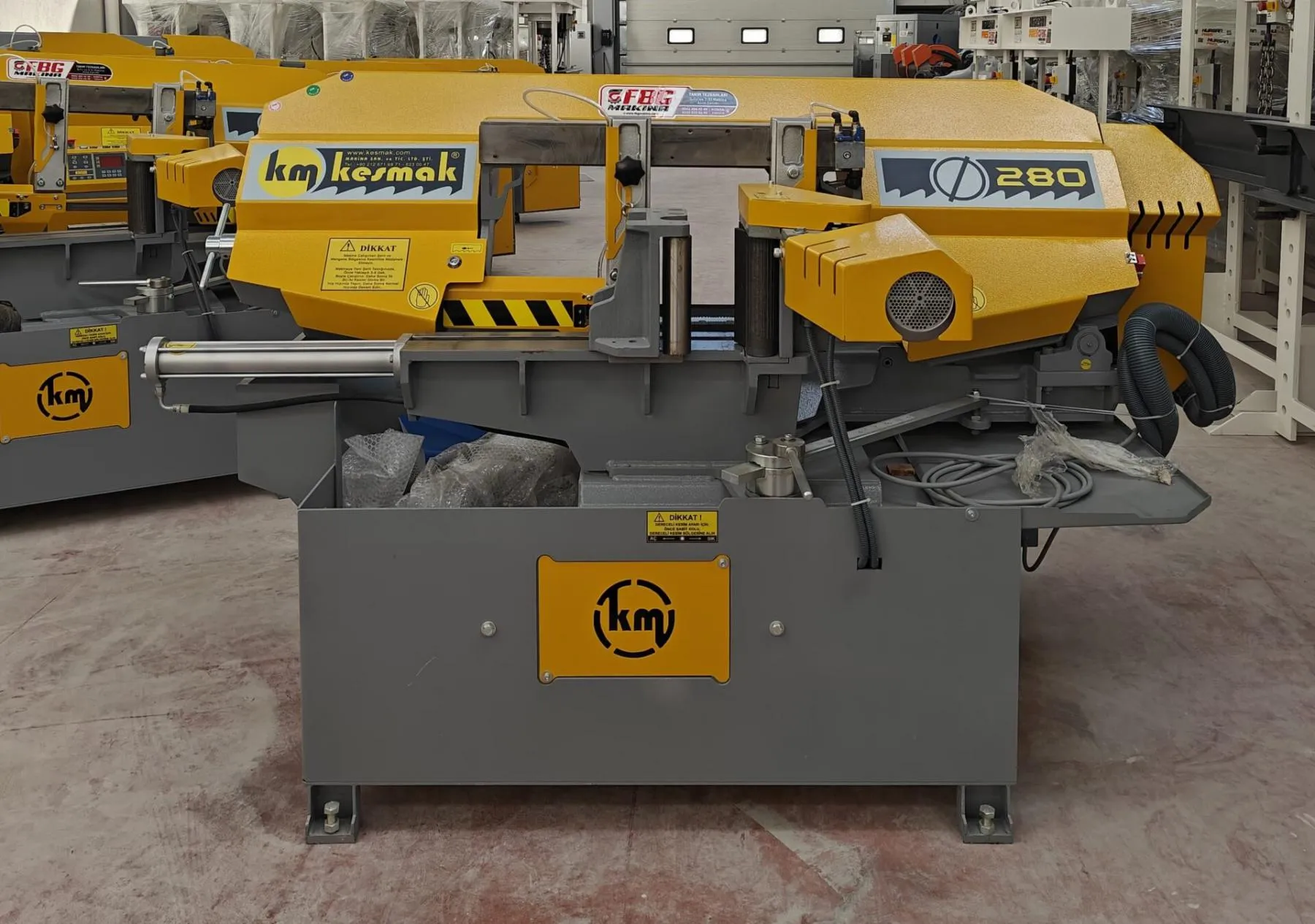 Kesmak Kesmak KMO DG 280 Açılı Tam Otomatik Şerit Testere - Şerit Testere Ürünler görsel 9