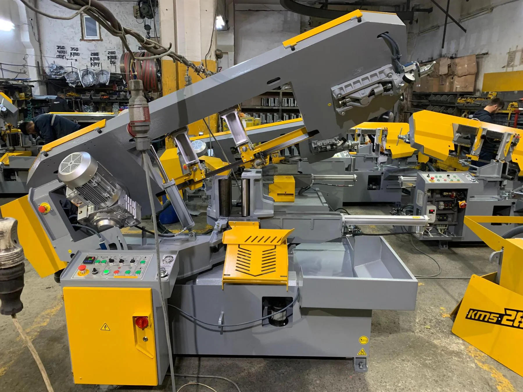 Kesmak Kesmak KMO DG 350 Açılı Tam Otomatik Şerit Testere - Şerit Testere Ürünler görsel 7