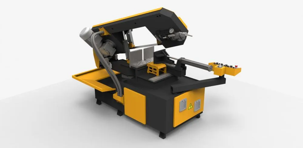 Kesmak Kesmak KMY 2DG 280 Çift Açılı Yarı Otomatik Şerit Testere - Şerit Testere Ürünler görsel 4