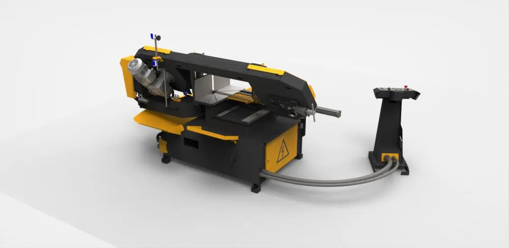 Kesmak Kesmak KMY 2DG 350 Çift Açılı Yarı Otomatik Şerit Testere - Şerit Testere Ürünler görsel 4