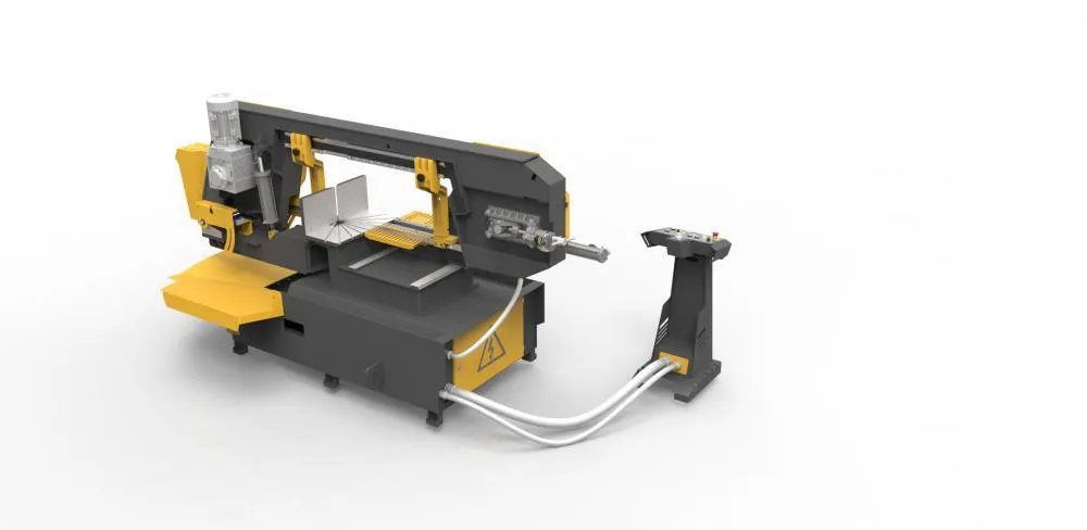 Kesmak Kesmak KMY 2DG 450 Çift Açılı Yarı Otomatik Şerit Testere - Şerit Testere Ürünler görsel 4