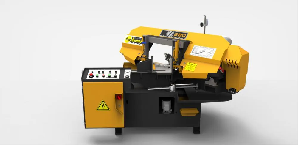 Kesmak Kesmak KMY DG 280 Açılı Yarı Otomatik Şerit Testere - Şerit Testere Ürünler görsel 2