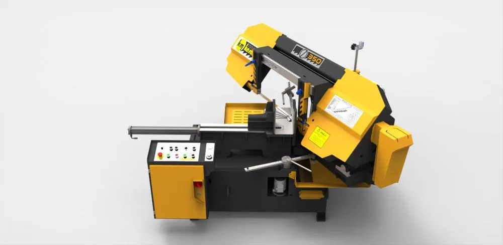 Kesmak Kesmak KMY DG 350 Angled Semi-Automatic Band Saw - Band Saw Products görsel 2