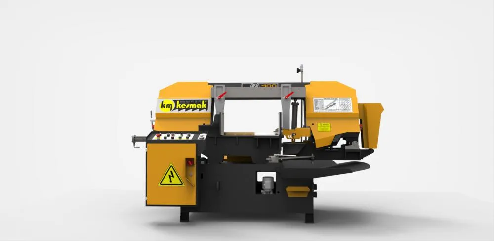 Kesmak Kesmak KMY DG 400 Açılı Yarı Otomatik Şerit Testere - Şerit Testere Ürünler görsel 2