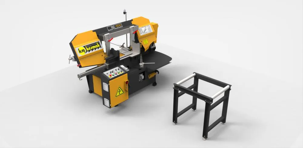 Kesmak Kesmak KMY DG 400 Açılı Yarı Otomatik Şerit Testere - Şerit Testere Ürünler görsel 3