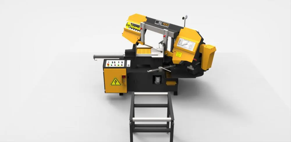 Kesmak Kesmak KMY DG 400 Açılı Yarı Otomatik Şerit Testere - Şerit Testere Ürünler görsel 4