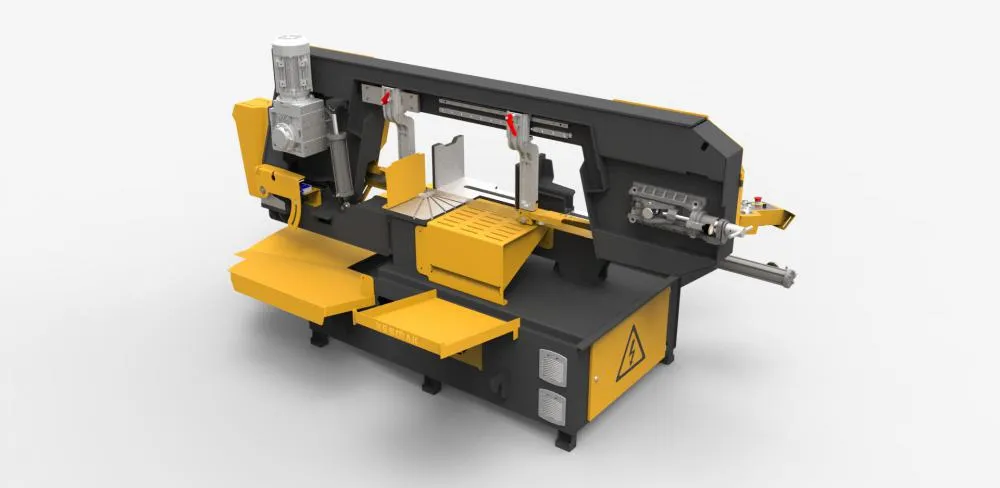 Kesmak Kesmak KMY DG 450 Açılı Yarı Otomatik Şerit Testere - Şerit Testere Ürünler görsel 2